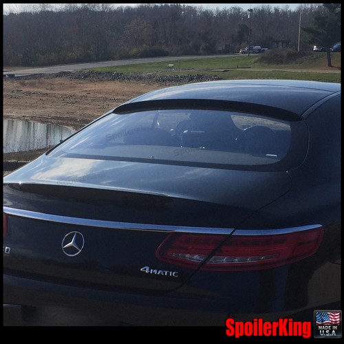Rear roof spoiler window - roof,