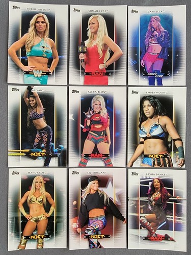 2017 topps wwe women - topps,